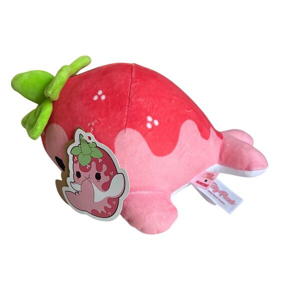 NWT Aurora Strawberry Nomwhal Plush 8” Pink Narwhal 14293 - Picture 4 of 11